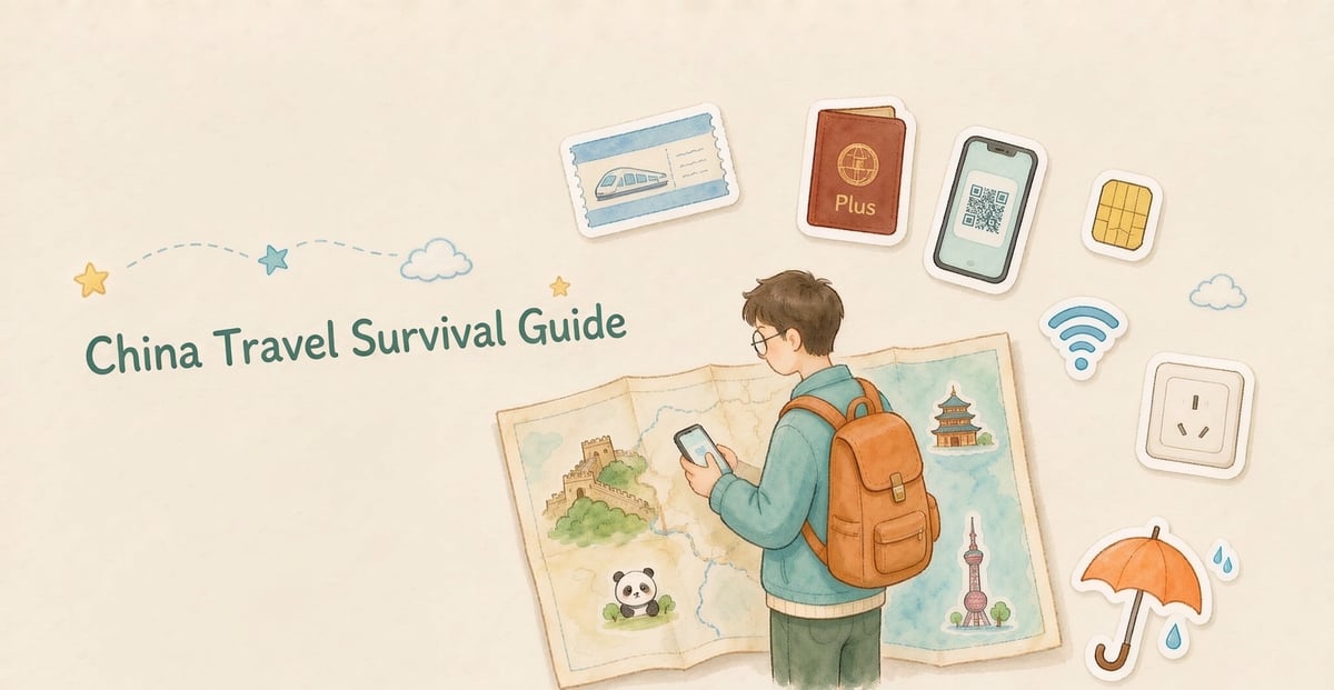Cover illustration for How to Use Alipay and WeChat Pay as a Foreigner in China (2026 Field Guide)